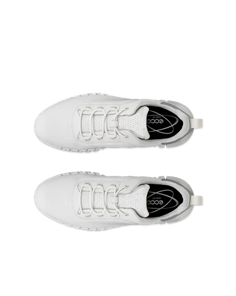 ECCO® Gruuv odiniai sportbačiai vyrams - Baltas - Top_Left_Pair