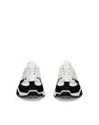 ECCO® Retro Sneaker baskets en cuir pour homme - Blanc - Front_Pair
