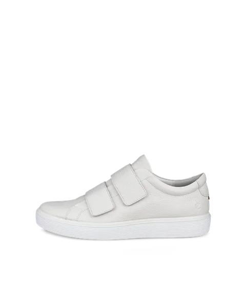 ECCO® Soft 60 Heren leren sneaker - Wit - O