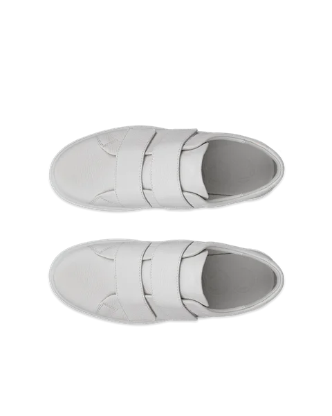 ECCO® Soft 60 Herren Ledersneaker - Weiß - Top_Left_Pair