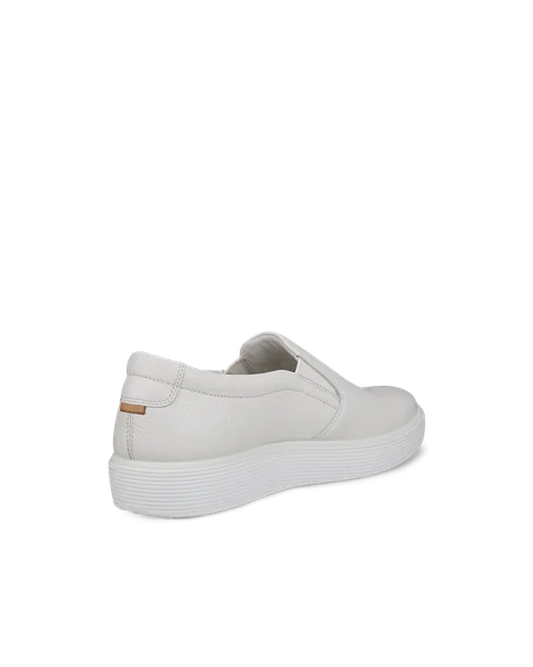 ECCO® Soft 60 sneakers i læder til herrer - Hvid - B