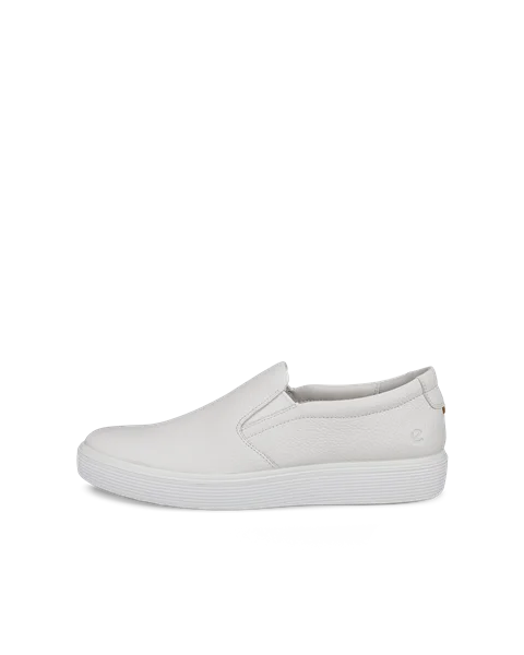ECCO® Soft 60 sneakers i læder til herrer - Hvid - O