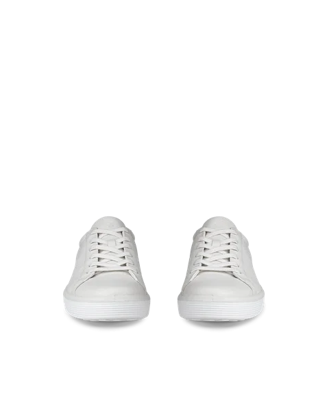 ECCO® Soft 60 Herren Ledersneaker - Weiß - Front_Pair