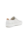 Męskie skórzane sneakersy ECCO® Soft 7 - Biały - B