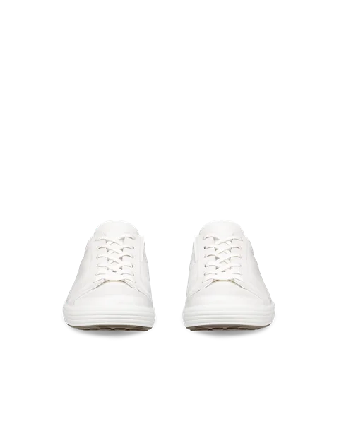 ECCO® Soft 7 Herren Ledersneaker - Weiß - Front_Pair