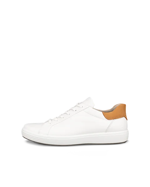 ECCO® Soft 7 Herren Ledersneaker - Weiß - O