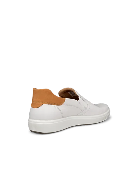 Ténis couro homem ECCO® Soft 7 - Branco - B