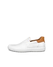 Ténis couro homem ECCO® Soft 7 - Branco - O