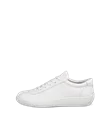 Męskie skórzane sneakersy ECCO® Soft Zero - Biały - O