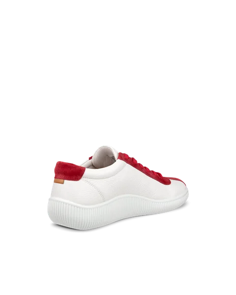ECCO® Soft Zero sneakers i læder til herrer - Hvid - B