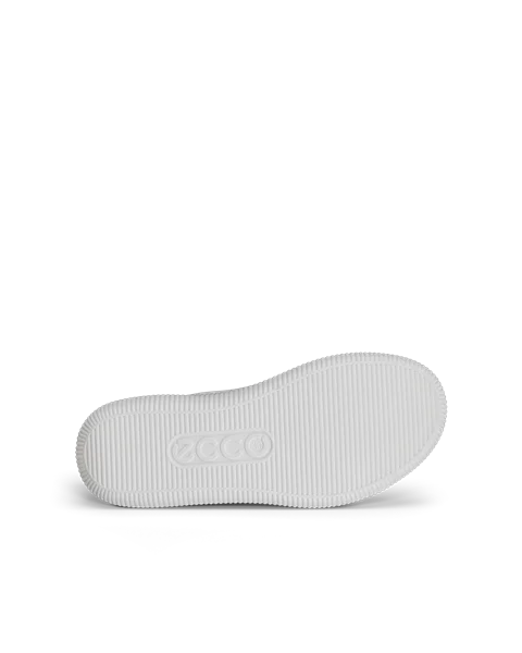 Męskie skórzane sneakersy ECCO® Soft Zero - Biały - S