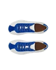 Men's ECCO® Soft Zero Leather Trainer - White - Top_Left_Pair