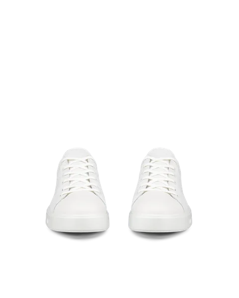 ECCO® Street 720 Gore-Tex sneakers i læder til herrer - Hvid - Front_Pair