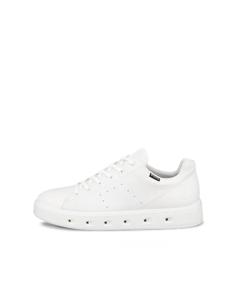 ECCO® Street 720 Gore-Tex sneakers i læder til herrer - Hvid - O