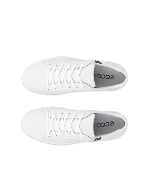 ECCO® Street 720 Gore-Tex sneakers i læder til herrer - Hvid - Top_Left_Pair