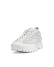 ECCO® Street Ace RAL7000 Herren Sneaker aus Nubukleder - Weiß - M