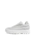 ECCO® Street Ace RAL7000 Herren Sneaker aus Nubukleder - Weiß - O