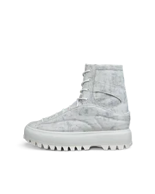 ECCO® Street Ace Ral7000 baskets montantes en cuir pour homme - Blanc - O