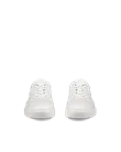 ECCO® Street Court Herren Ledersneaker - Weiß - Front_Pair