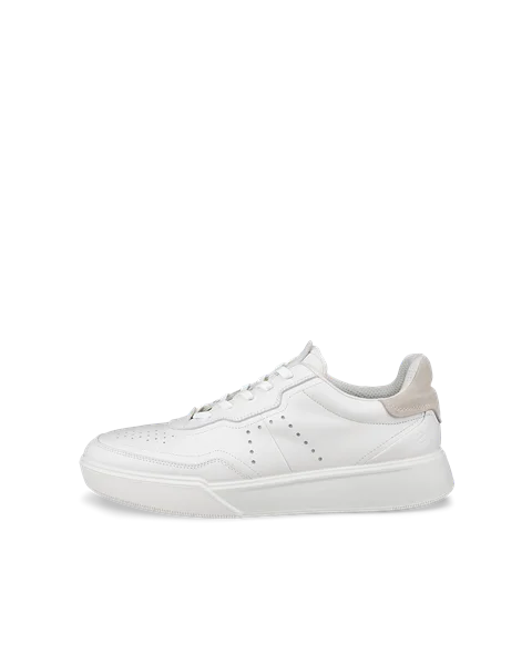 ECCO® Street Court Herren Ledersneaker - Weiß - O