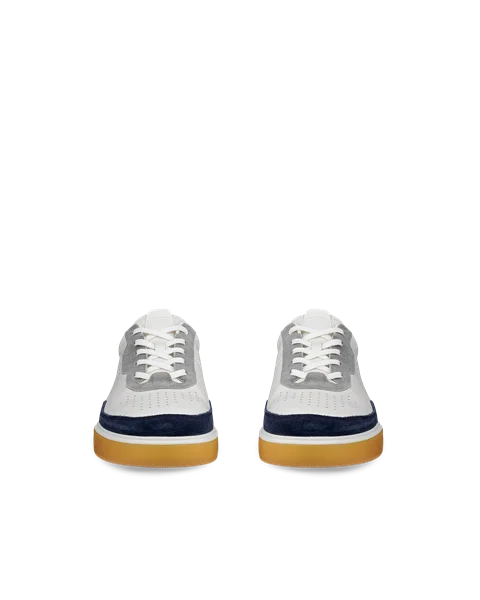 ECCO® Street Court odiniai sportbačiai vyrams - Baltas - Front_Pair