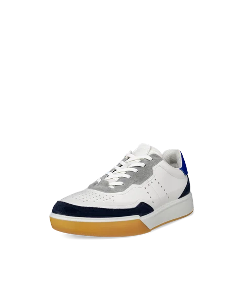 ECCO® Street Court odiniai sportbačiai vyrams - Baltas - M