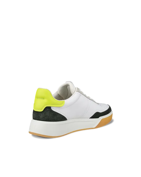 ECCO® Street Court Herren Ledersneaker - Weiß - B