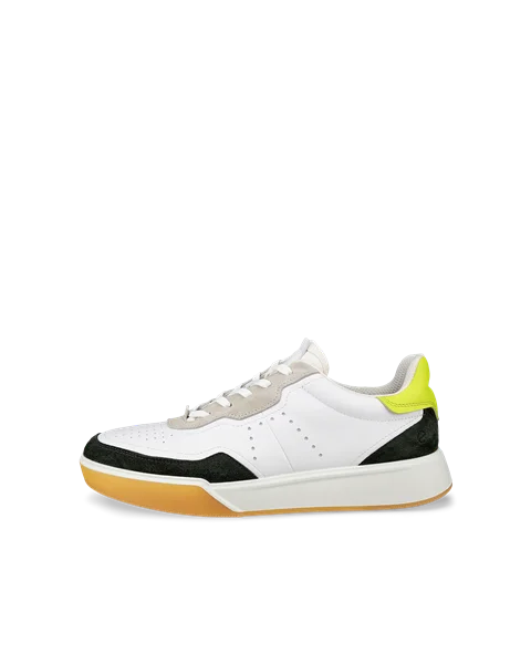 ECCO® Street Court Herren Ledersneaker - Weiß - O