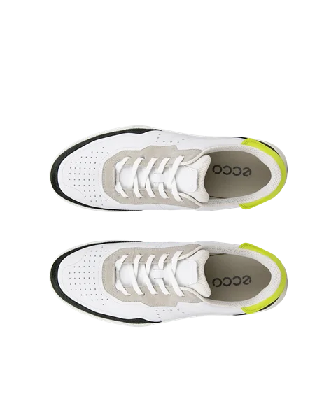 ECCO® Street Court Herren Ledersneaker - Weiß - Top_Left_Pair