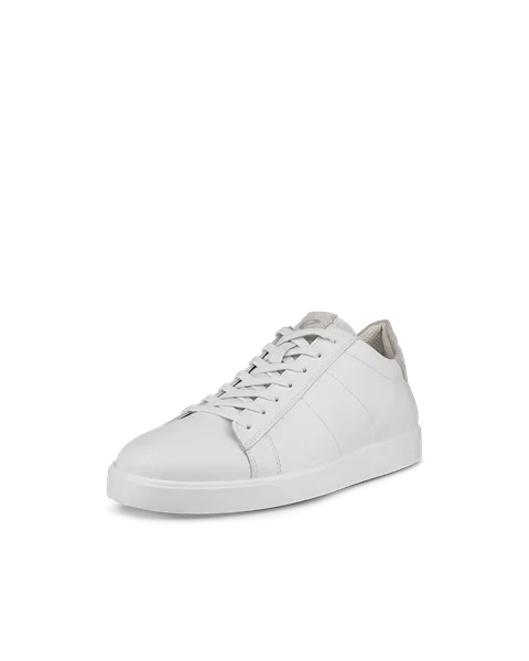 ECCO® Street Lite Herren Ledersneaker - Weiß - M