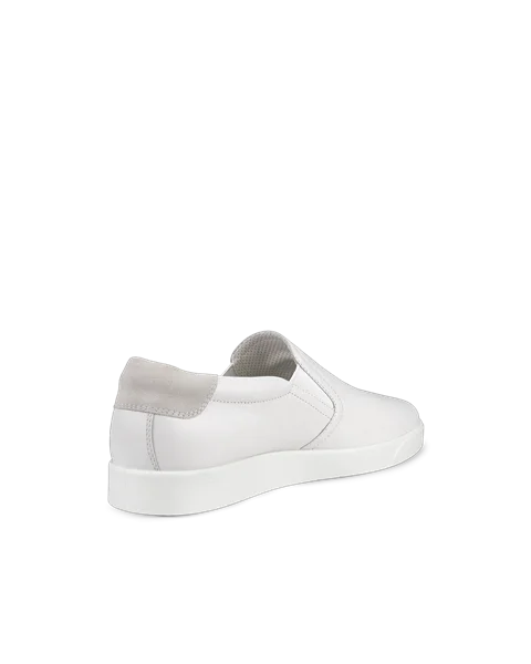 ECCO® Street Lite Herren Slip-On-Sneaker aus Leder - Weiß - B
