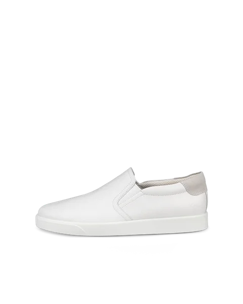 ECCO® Street Lite Herren Slip-On-Sneaker aus Leder - Weiß - O