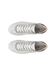 ECCO® Street Lite Herren Ledersneaker - Weiß - Top_Left_Pair