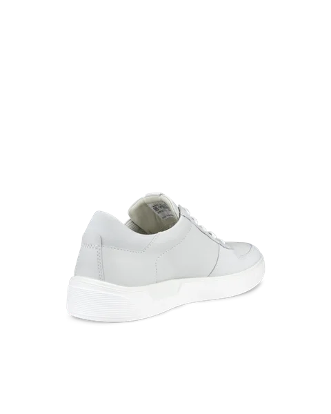 ECCO® Street Tray sneakers i læder til herrer - Hvid - B