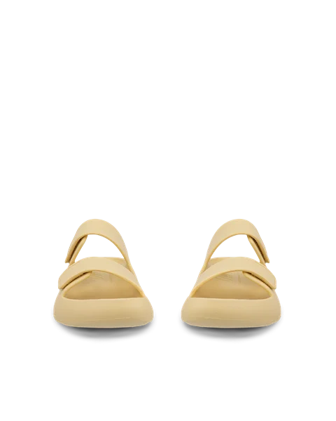 ECCO® Cozmo E Unisex Sandale mit zwei Riemen - Gelb - Front_Pair