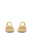ECCO® Cozmo E Unisex Sandale mit zwei Riemen - Gelb - Front_Pair