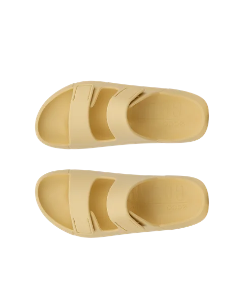 ECCO® Cozmo E Unisex Sandale mit zwei Riemen - Gelb - Top_Left_Pair