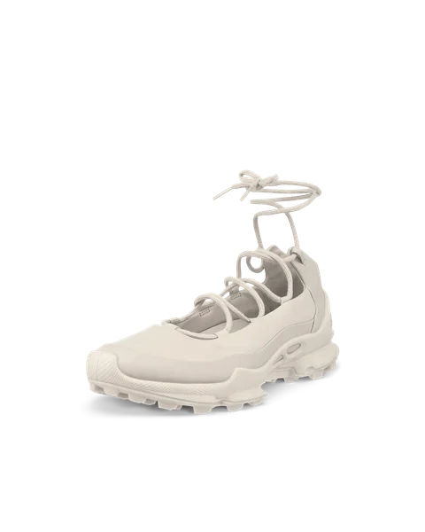 ECCO® BIOM C-Trail baskets en cuir pour femme - Beige - M