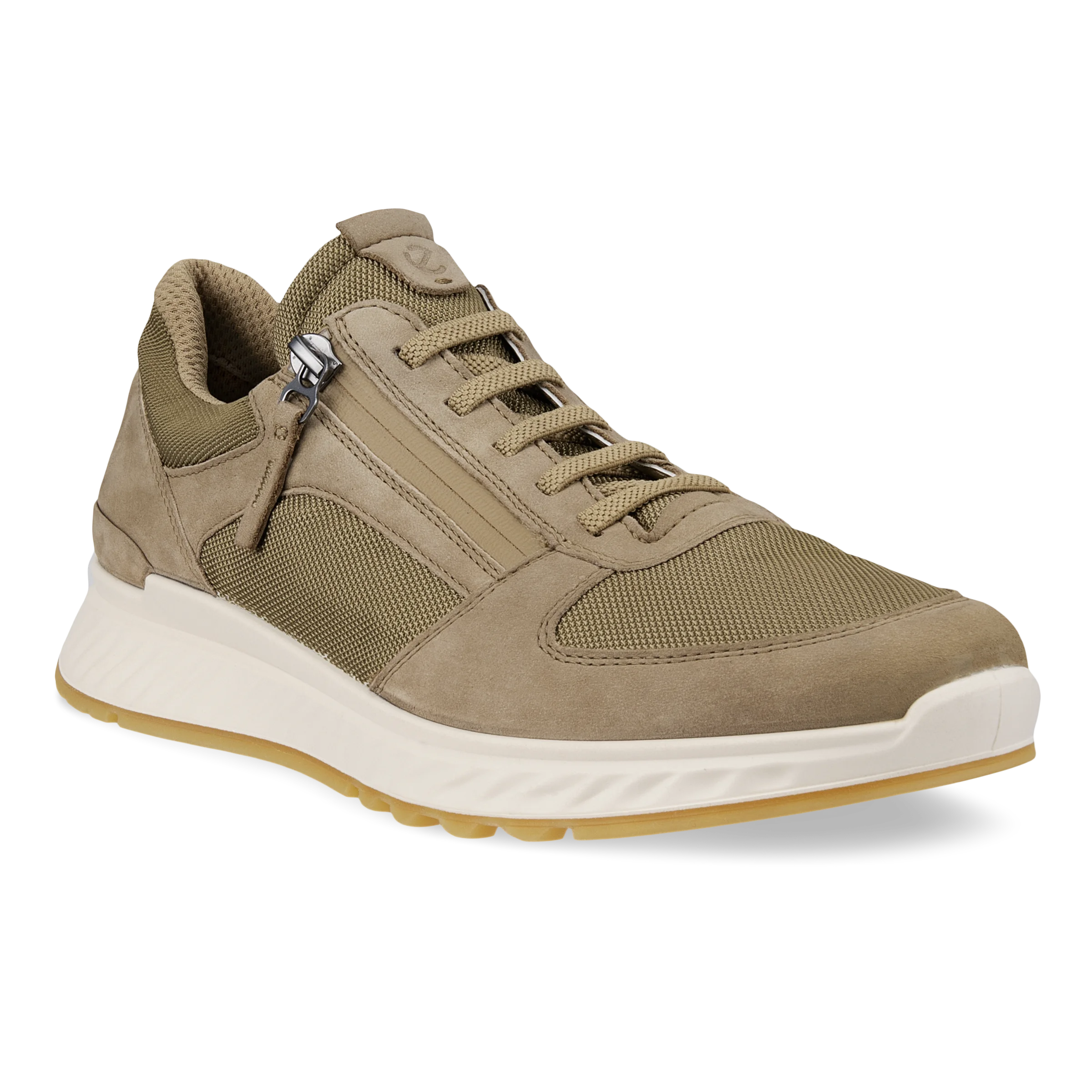 ECCO Exostride W – Dames nubuck sneaker – Beige – Size: 36 (UK 3.5-4)