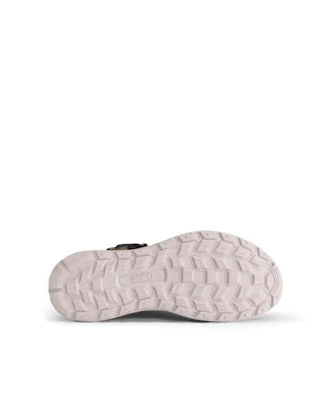 Damskie tekstylne sandały ECCO® Exowrap - Beżowy - S