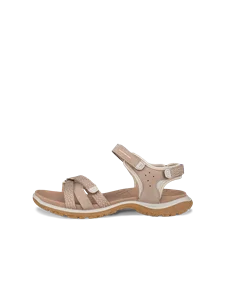 ECCO® Offroad Roam Damen Nubuksandale mit zwei Riemen - Beige - O