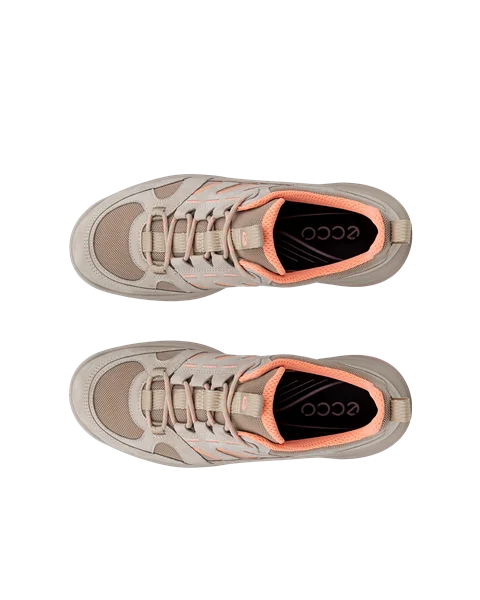 Naisten ECCO® Offroad nupukkinahkaiset -ulkoilukengät - Beige - Top_Left_Pair