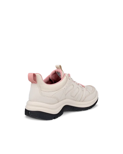Damskie nubukowe wodoodporne buty trekingowe ECCO® Offroad - Beżowy - B