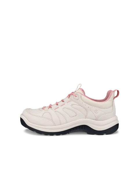 Damskie nubukowe wodoodporne buty trekingowe ECCO® Offroad - Beżowy - O