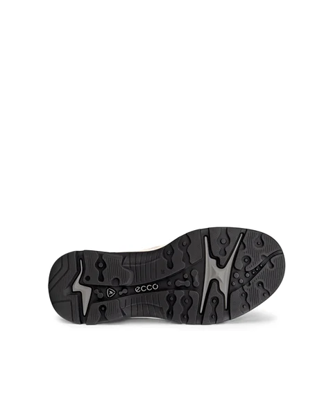 Damskie nubukowe wodoodporne buty trekingowe ECCO® Offroad - Beżowy - S