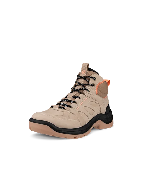 Women's ECCO® Offroad Nubuck Waterproof Mid-Cut Outdoor Boot - Beige - M
