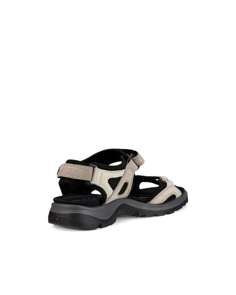 Dámske nubukové trekingové sandále ECCO® Offroad - Béžová - B