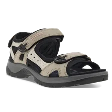 Dámske nubukové trekingové sandále ECCO® Offroad - Béžová - Main