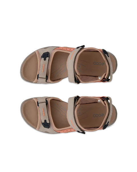 ECCO® Offroad dame tursandal nubuck - Beige - Top_Left_Pair