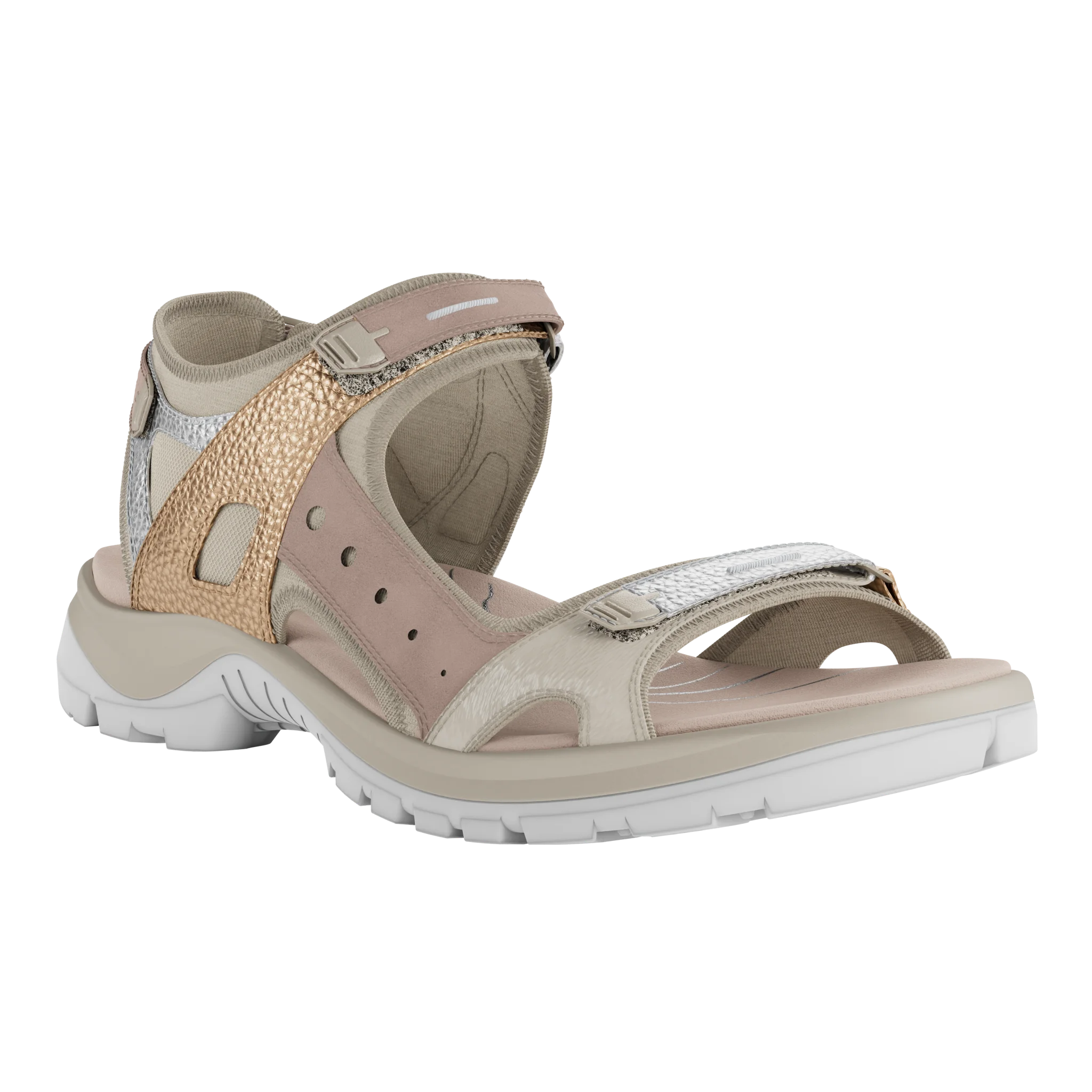 ECCO Offroad – Dames leren wandelsandaal – Beige – Size: 36 (UK 3.5-4)